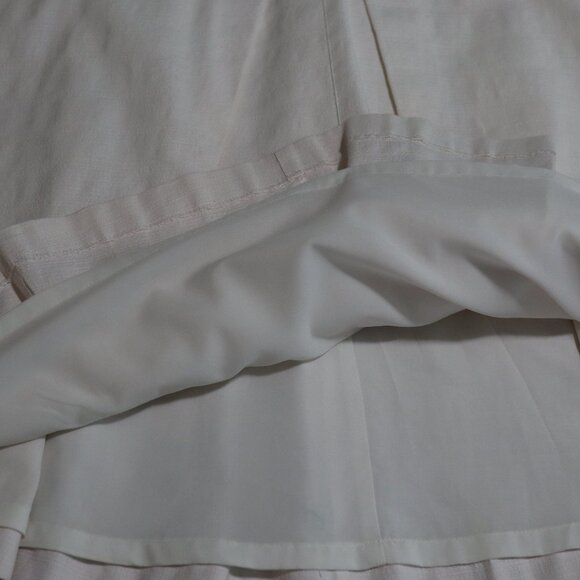 Ann Taylor | Off-White Fit & Flare Dress, Size 2 - Picture 11 of 13